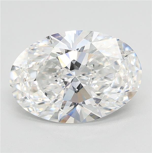 3.55ct F VVS2 Rare Carat Ideal Cut Oval Lab Grown Diamond
