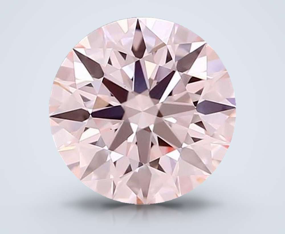 1.51 Ct. Fancy Intense Pink Round Lab Diamond