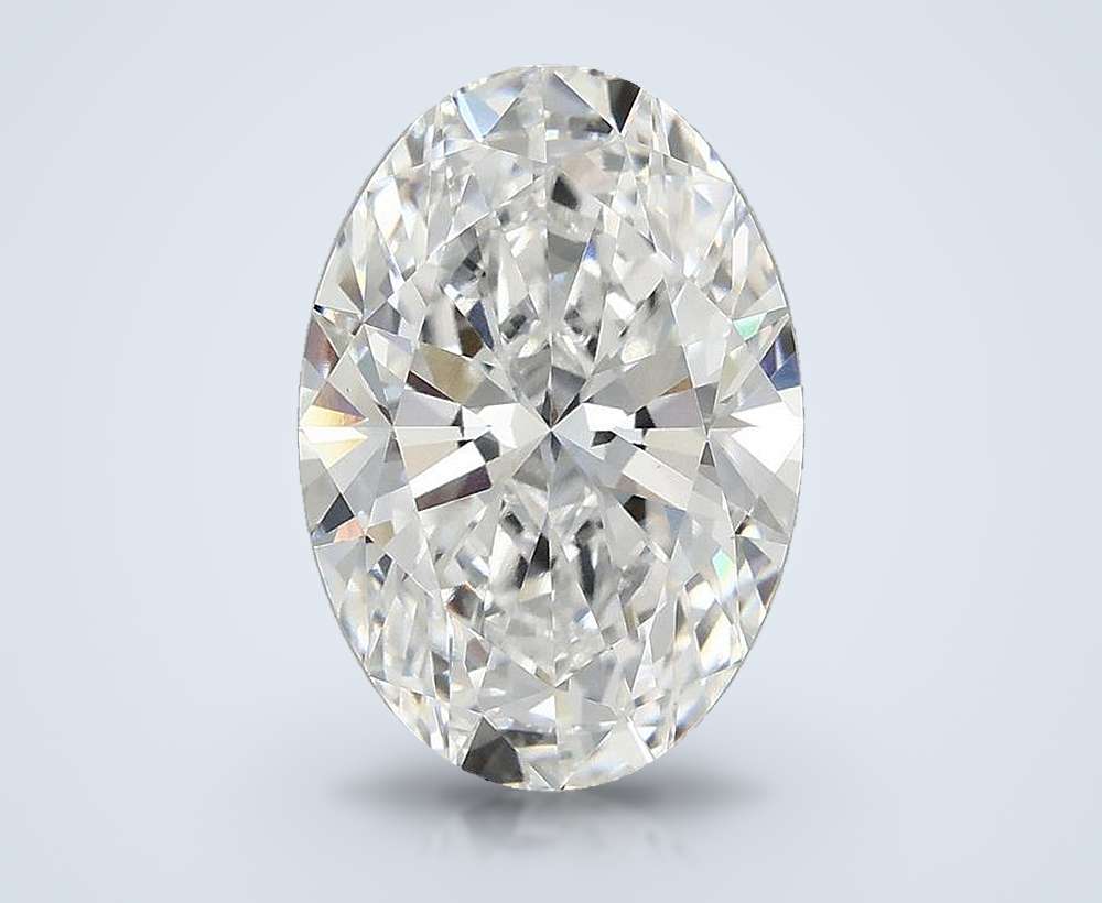 3.85 Carat Oval Lab Diamond