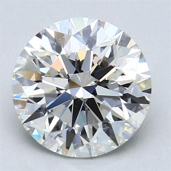 1.91ct H SI1 Rare Carat Ideal Cut Round Diamond