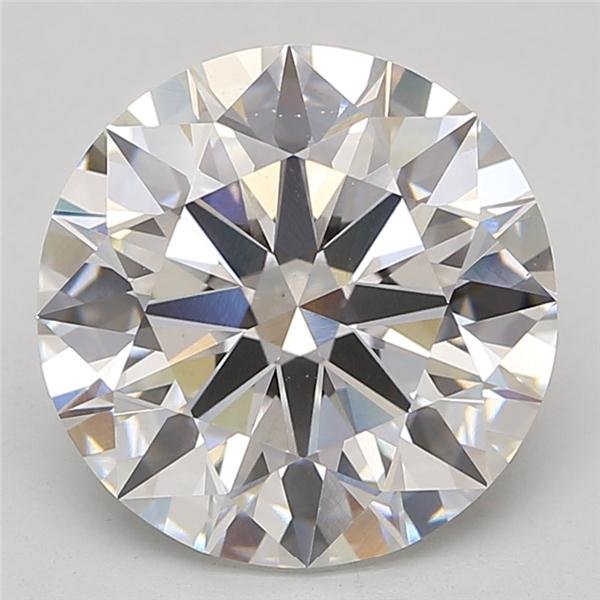 7.01ct E VS2 Rare Carat Ideal Cut Round Lab Grown Diamond