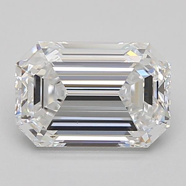 1.38ct D VS2 Excellent Cut Emerald Lab Grown Diamond