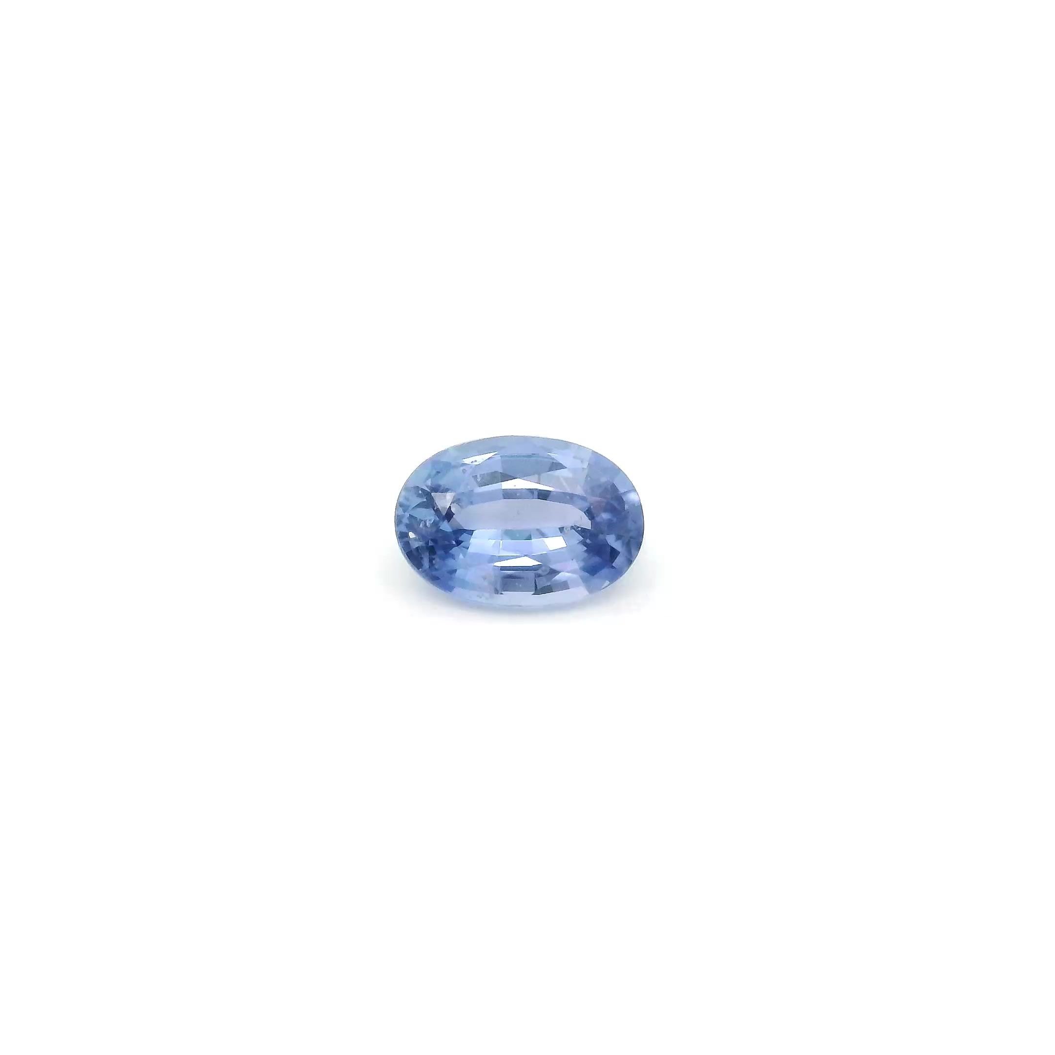 0.63 Carat Blue Oval Sapphire