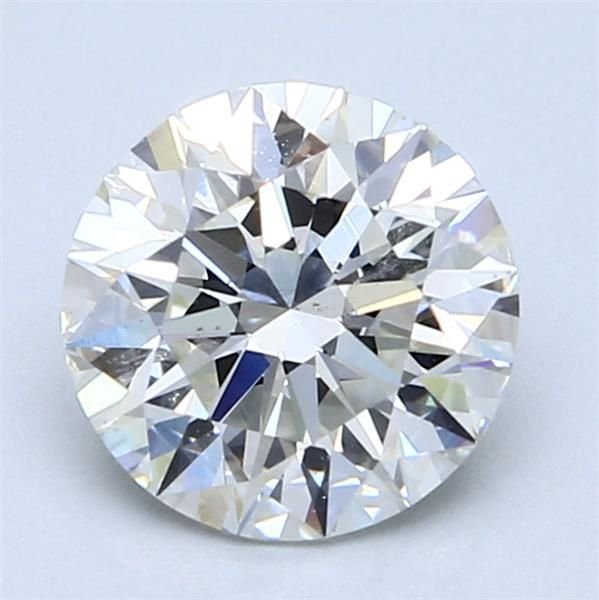 2.01ct J SI1 Rare Carat Ideal Cut Round Diamond