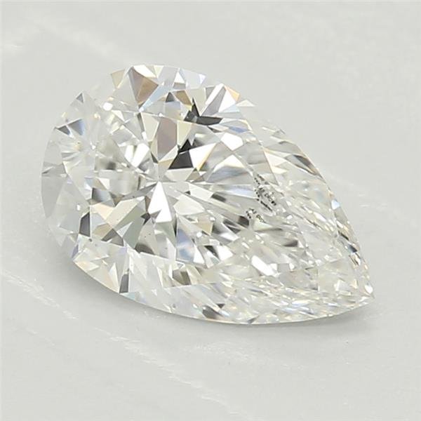 0.63ct F VS1 Rare Carat Ideal Cut Pear Lab Grown Diamond