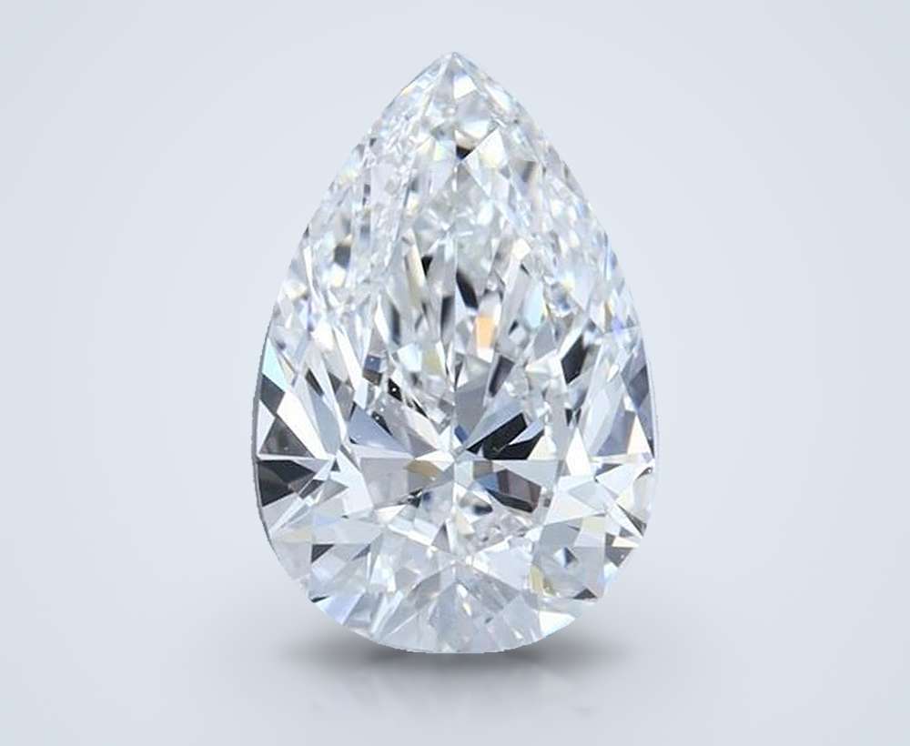 1.00 Carat Pear Natural Diamond