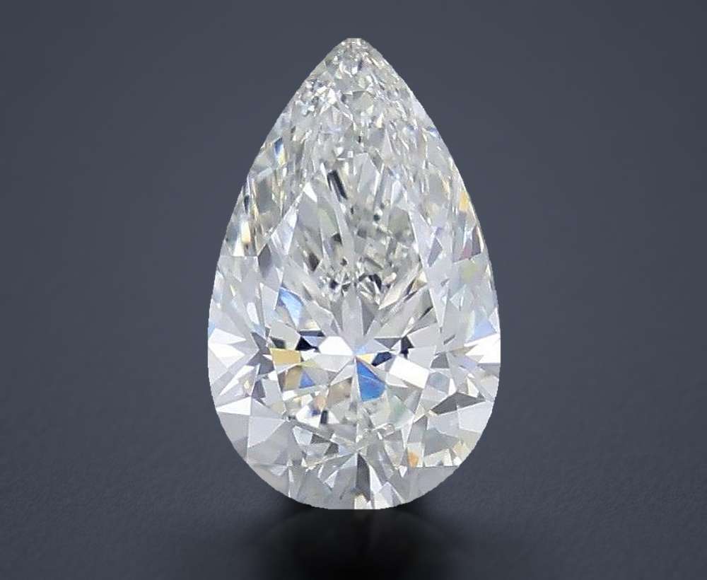 1.34 Carat Pear Lab Diamond