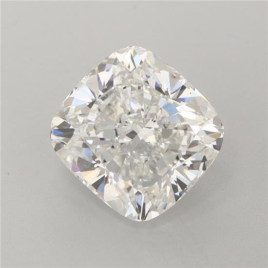 3.08ct F VS1 Rare Carat Ideal Cut Cushion Lab Grown Diamond