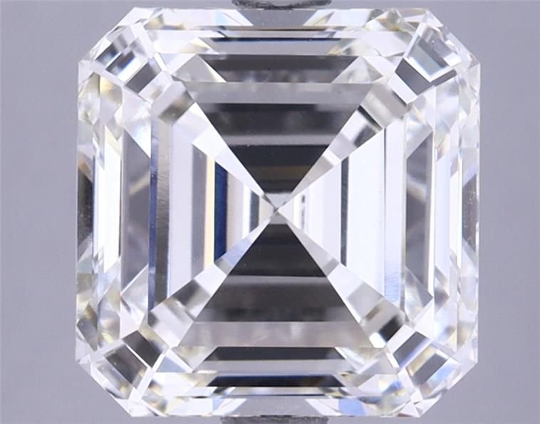 4.36ct H VVS2 Rare Carat Ideal Cut Asscher Lab Grown Diamond