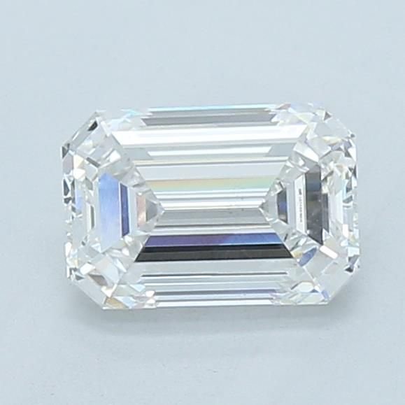 1.53ct E VS2 Excellent Cut Emerald Lab Grown Diamond