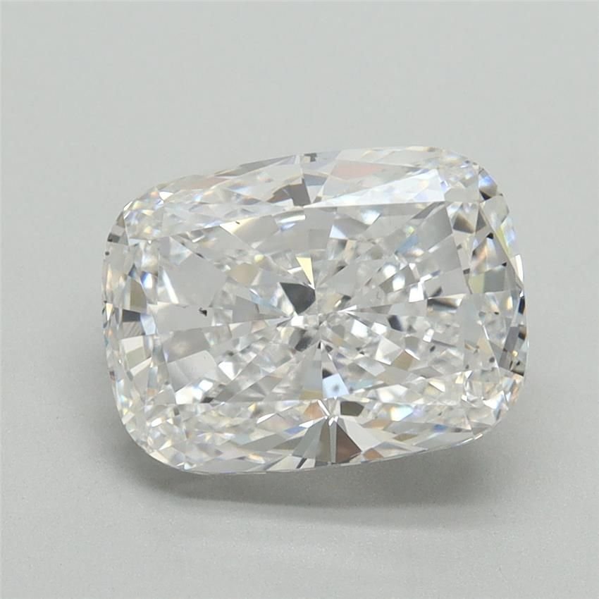 3.14ct D VS2 Rare Carat Ideal Cut Cushion Lab Grown Diamond