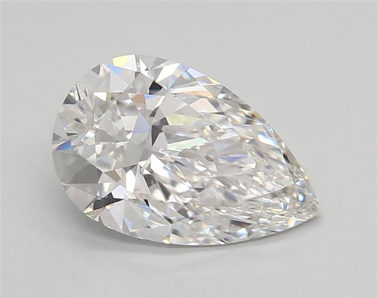 2.38ct F VVS2 Rare Carat Ideal Cut Pear Lab Grown Diamond