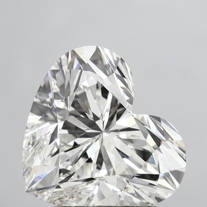 3.05ct H VS1 Rare Carat Ideal Cut Heart Lab Grown Diamond