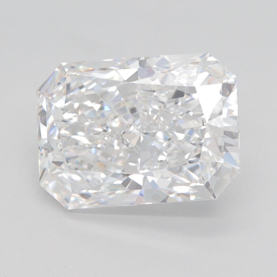 3.77ct E VVS1 Rare Carat Ideal Cut Radiant Lab Grown Diamond