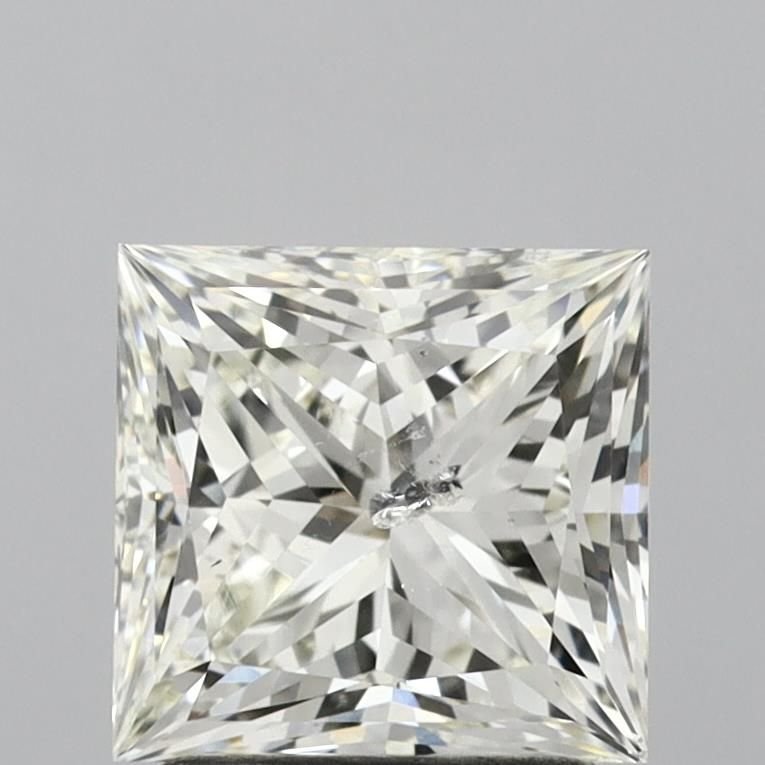 1.96ct J SI2 Rare Carat Ideal Cut Princess Diamond