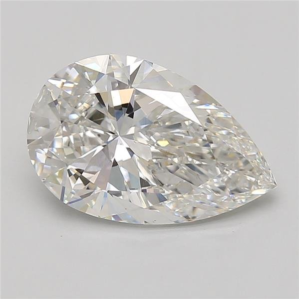 4.00 Carat Pear Lab Diamond