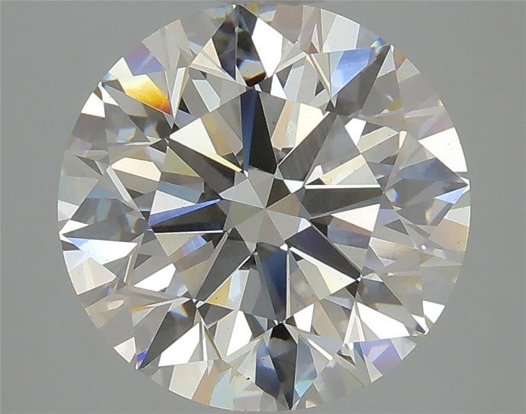 4.09ct H VS2 Rare Carat Ideal Cut Round Lab Grown Diamond