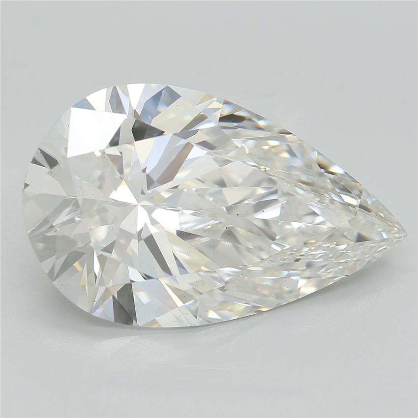 5.12ct G VS2 Rare Carat Ideal Cut Pear Lab Grown Diamond