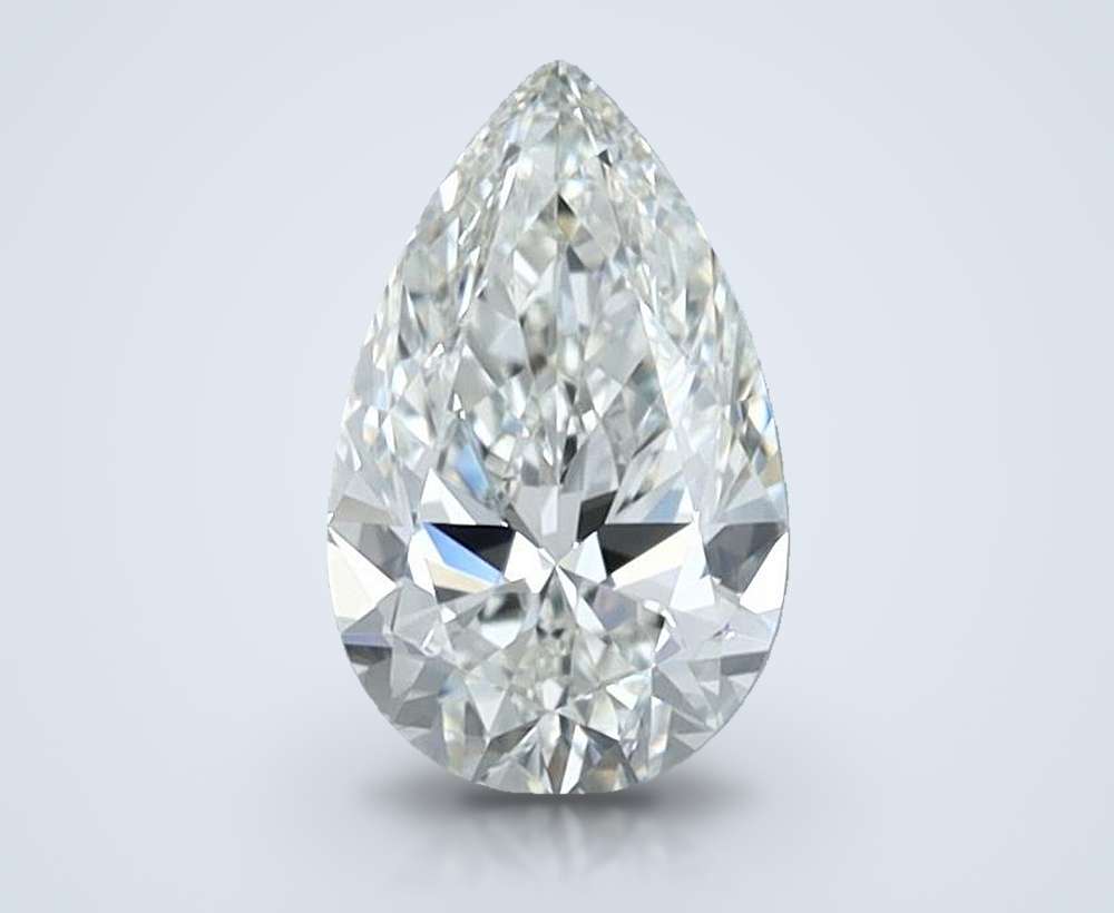 0.50 Carat Pear Natural Diamond