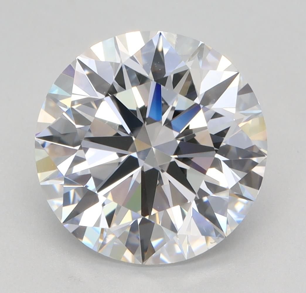 3.04ct D VS1 Rare Carat Ideal Cut Round Lab Grown Diamond