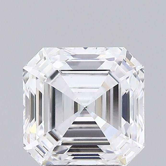 2.58ct E VS1 Rare Carat Ideal Cut Asscher Lab Grown Diamond