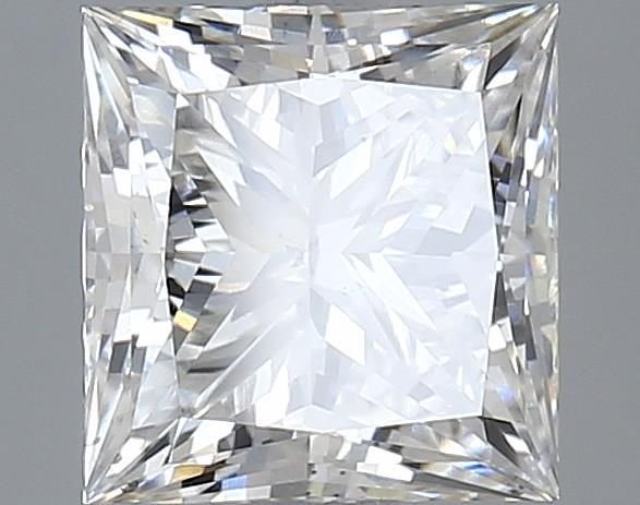 2.37ct H VS2 Rare Carat Ideal Cut Princess Lab Grown Diamond