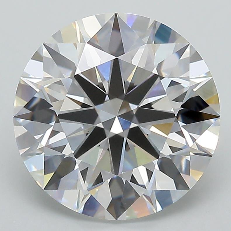 3.77ct D VS1 Rare Carat Ideal Cut Round Lab Grown Diamond