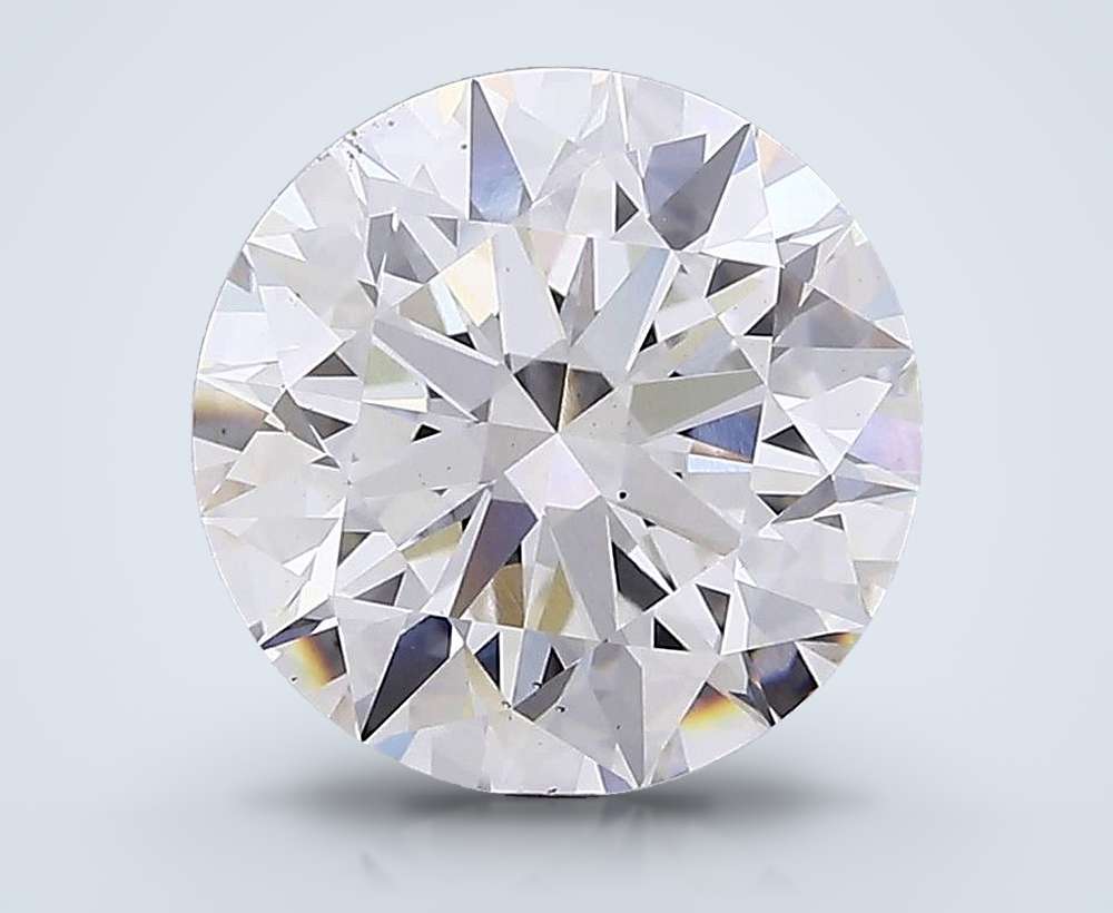 5.51 Carat Round Lab Diamond