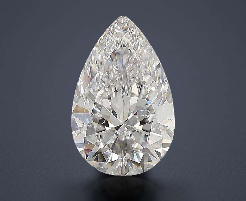 2.71 Carat Pear Natural Diamond