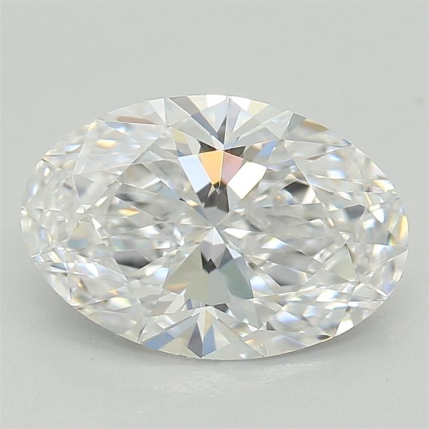 1.08ct D VVS2 Rare Carat Ideal Cut Oval Lab Grown Diamond