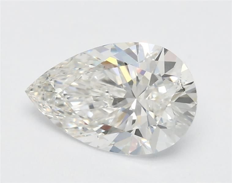 1.10ct F VS2 Rare Carat Ideal Cut Pear Lab Grown Diamond
