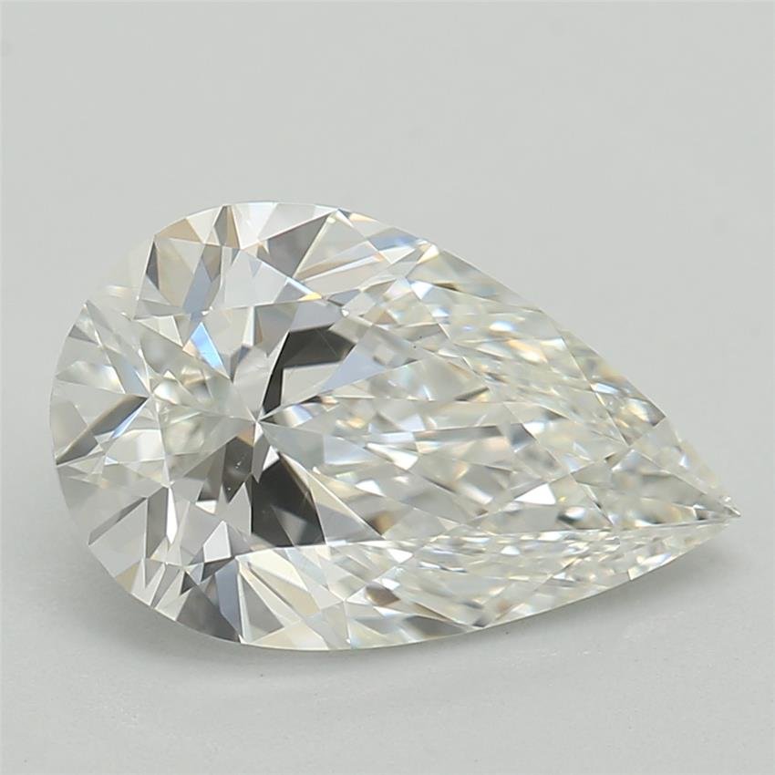 1.24ct F VS2 Rare Carat Ideal Cut Pear Lab Grown Diamond