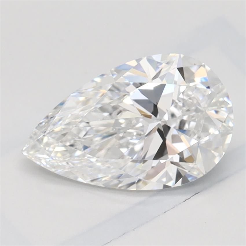 1.05ct D VVS1 Rare Carat Ideal Cut Pear Lab Grown Diamond