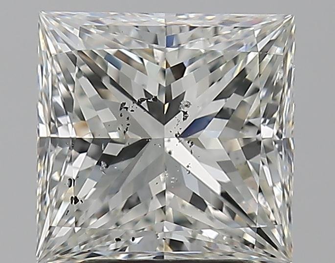 3.01ct I SI1 Rare Carat Ideal Cut Princess Diamond