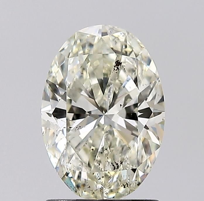 1.51ct K SI2 Rare Carat Ideal Cut Oval Diamond