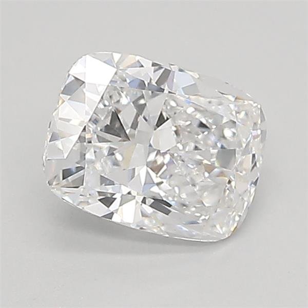 0.88ct D VVS2 Rare Carat Ideal Cut Cushion Lab Grown Diamond