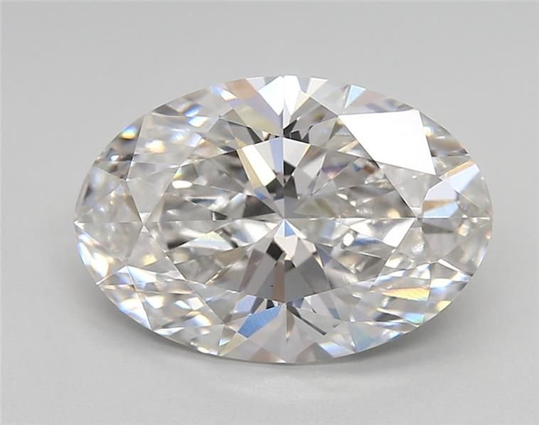 3.40ct F VVS2 Rare Carat Ideal Cut Oval Lab Grown Diamond
