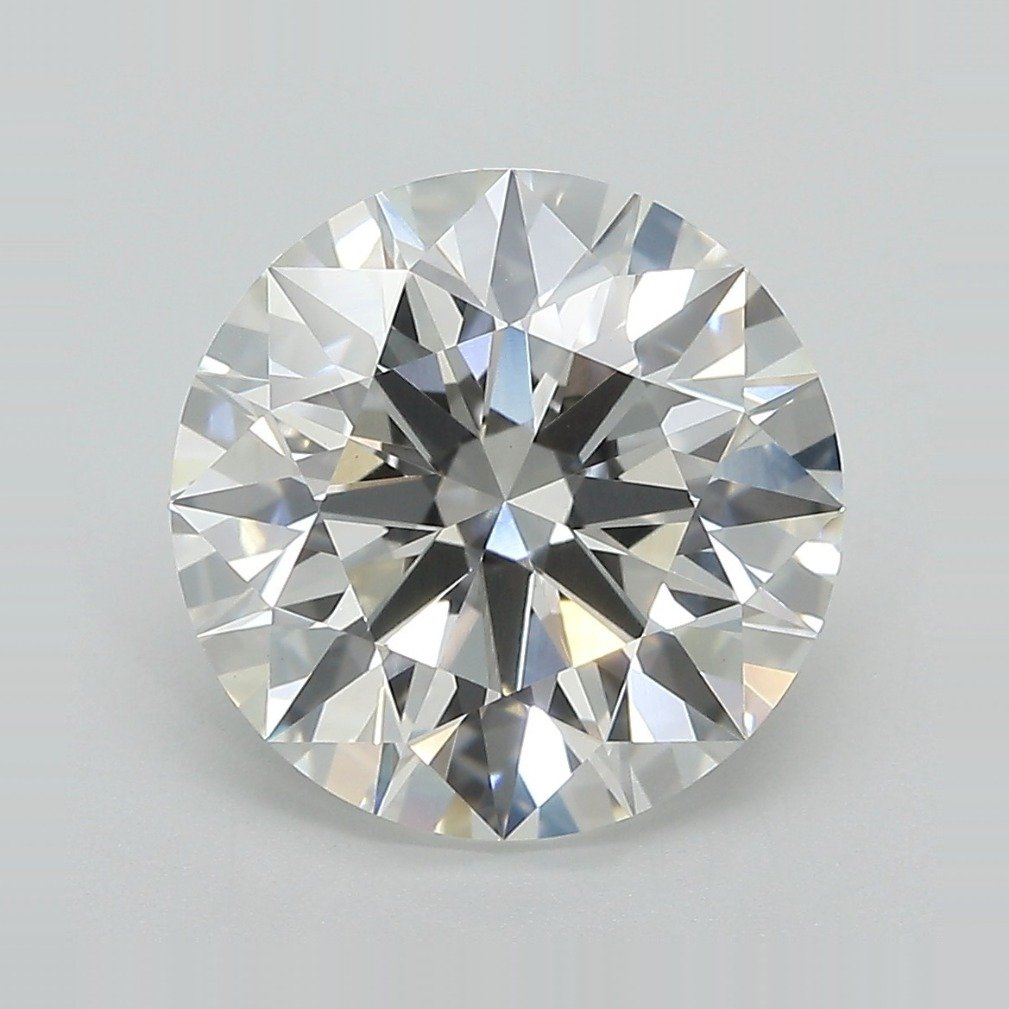 5.03ct F VVS2 Rare Carat Ideal Cut Round Lab Grown Diamond