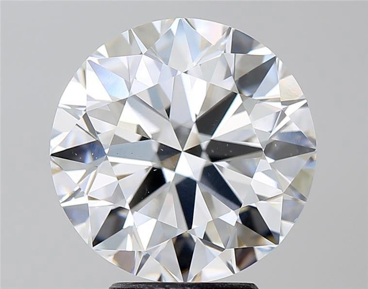 4.50ct F VS2 Rare Carat Ideal Cut Round Diamond