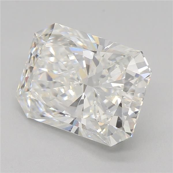 2.54ct E VVS2 Rare Carat Ideal Cut Radiant Lab Grown Diamond