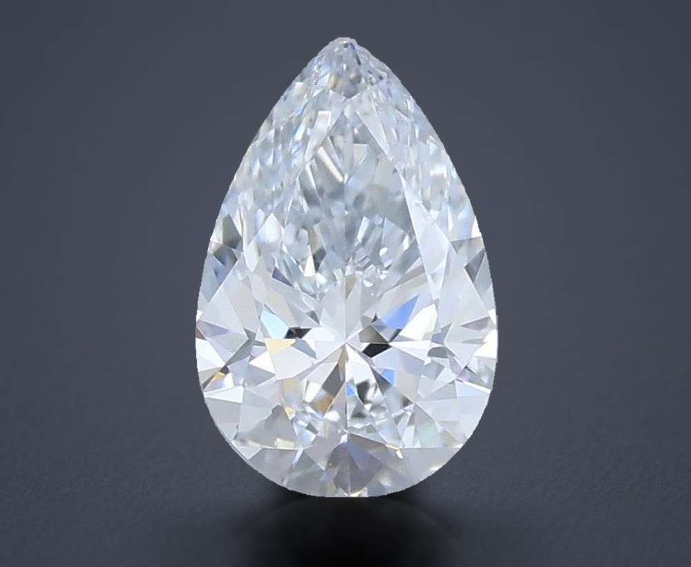 0.42 Carat Pear Lab Diamond