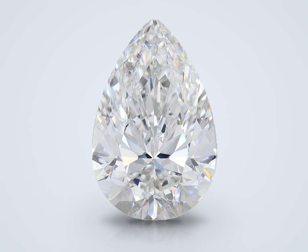 8.39 Carat Pear Lab Diamond