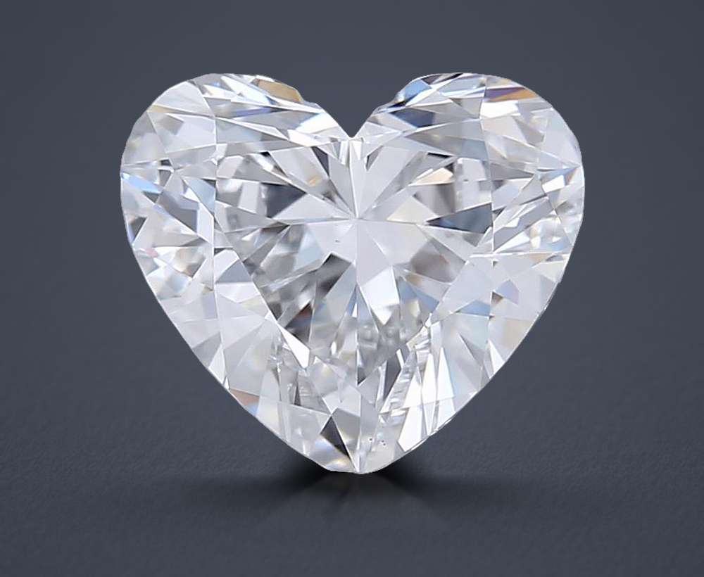 1.50 Carat Heart Lab Diamond