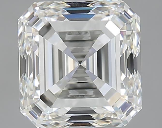 3.02ct K VVS2 Rare Carat Ideal Cut Asscher Diamond