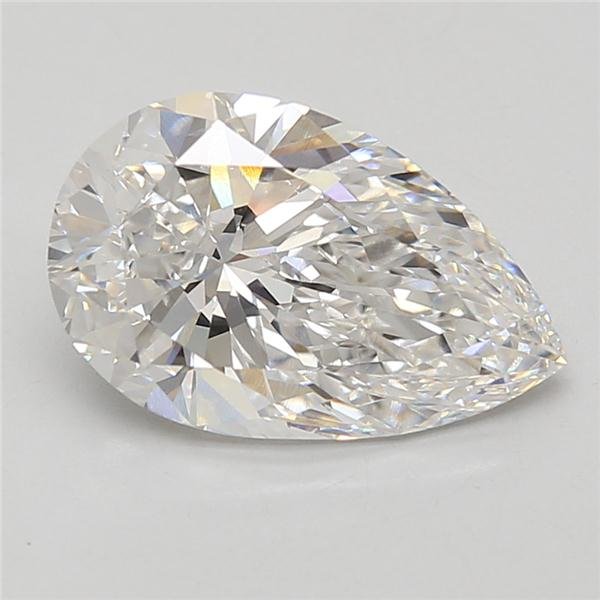 4.00 Carat Pear Lab Diamond