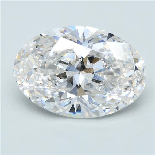 4.80ct F VVS2 Rare Carat Ideal Cut Oval Lab Grown Diamond