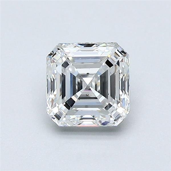 0.73ct E SI1 Very Good Cut Asscher Diamond