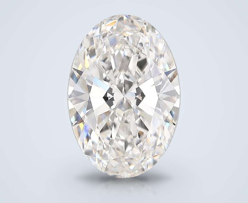 3.70 Carat Oval Lab Diamond