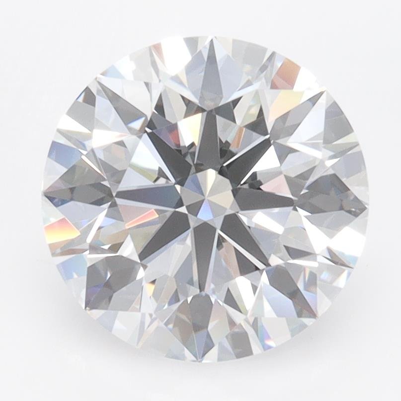 2.83ct D VVS1 Rare Carat Ideal Cut Round Lab Grown Diamond