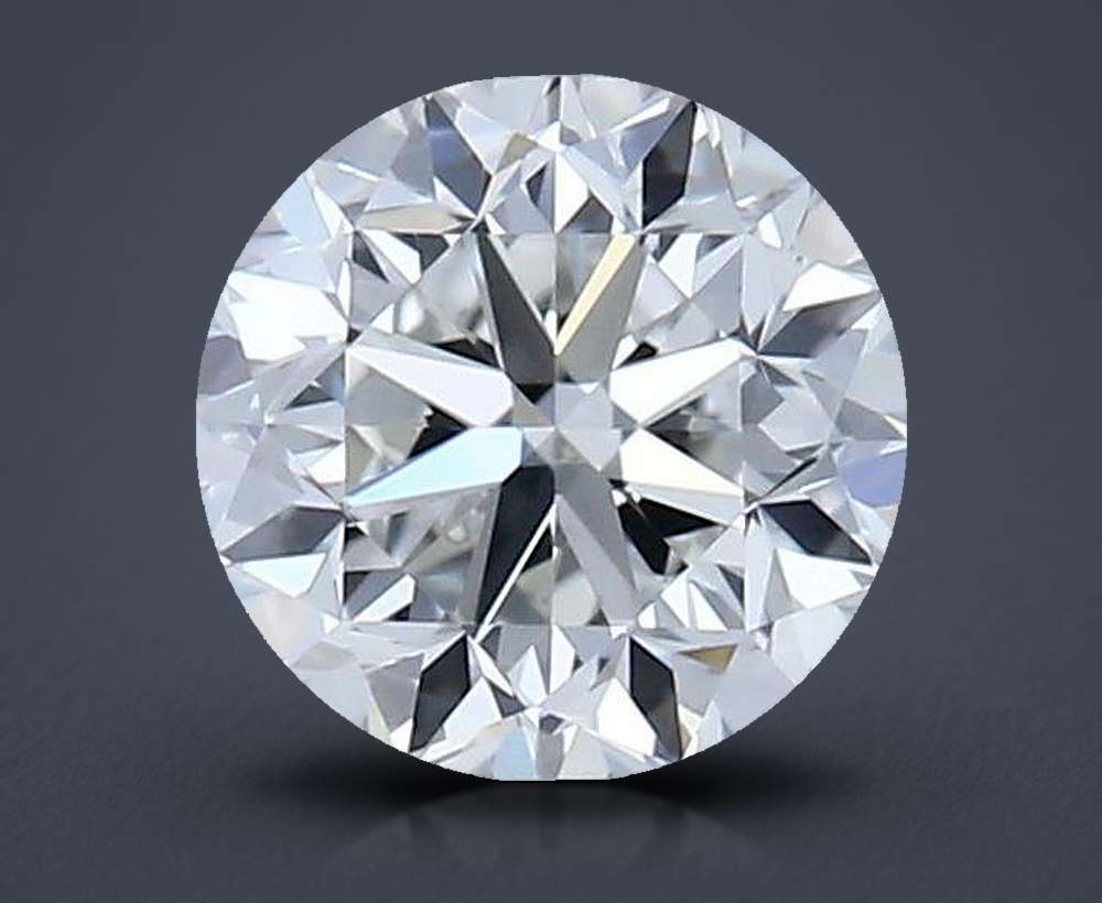 0.90 Carat Round Natural Diamond